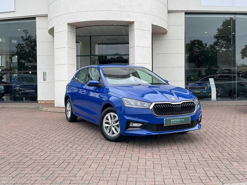 Energy blue Used 2023 Skoda Fabia Comfort Hatchback | £13,790 (Fair price) - Image 1/4
