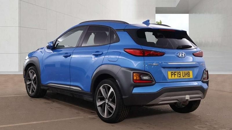 Used Hyundai Kona Premium 136 HP (100 kW) 2019 Blue SUV