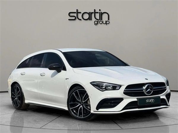 White Used 2021 Mercedes CLA35 AMG Shooting Brake Premium Estate | £29,450 - Image 1/1