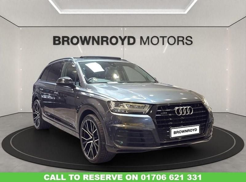 Grey Used 2019 Audi Q7 S-Line SUV | £29,990 (Super price) - Image 1/3