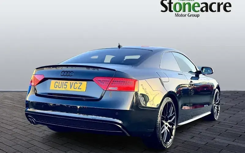 Used Audi A5 Black Edition 224 HP (164 kW) 2015 Black Coupe