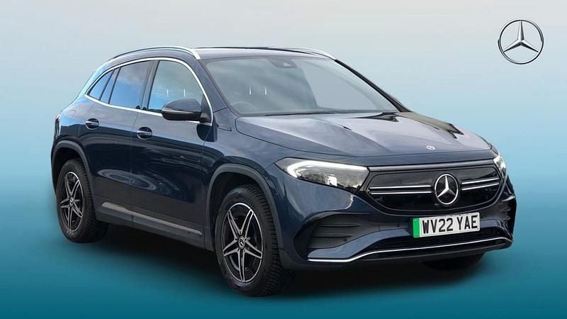 Denim blue metallic Used 2022 Mercedes 250 AMG line Estate | £19,495 (Fair price) - Image 1/4