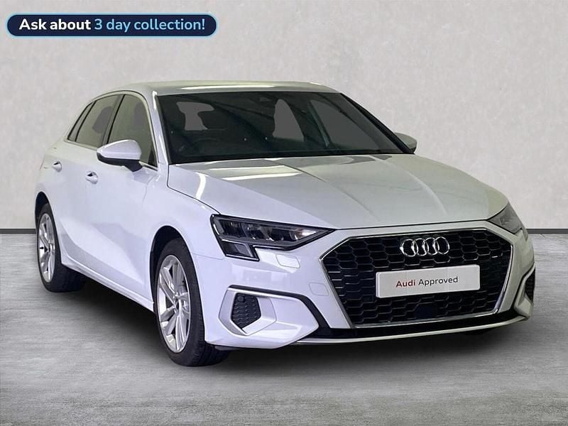 White Used 2022 Audi A3 Sport Hatchback | £19,086 (Fair price) - Image 1/4