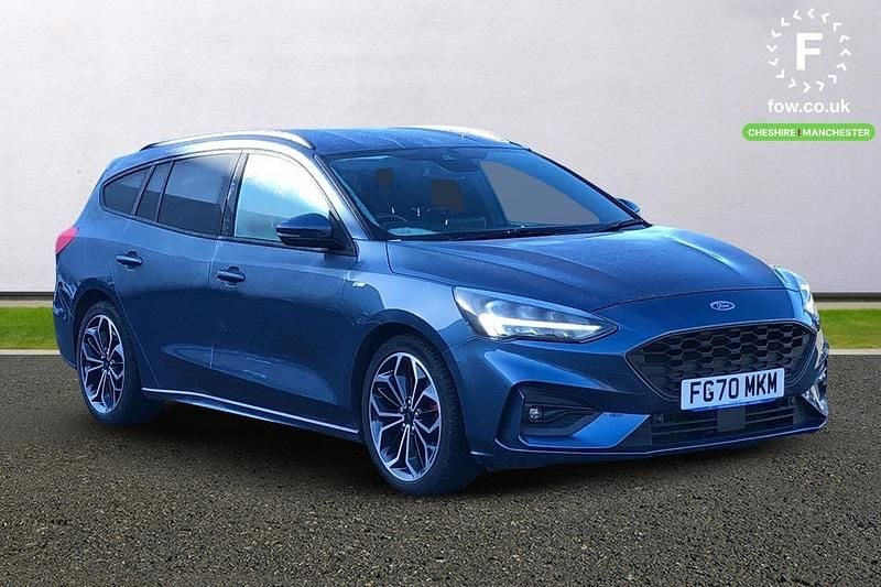 Blue Used 2020 Ford Focus ST-Line X Estate | £13,499 (Fair price) - Image 1/3