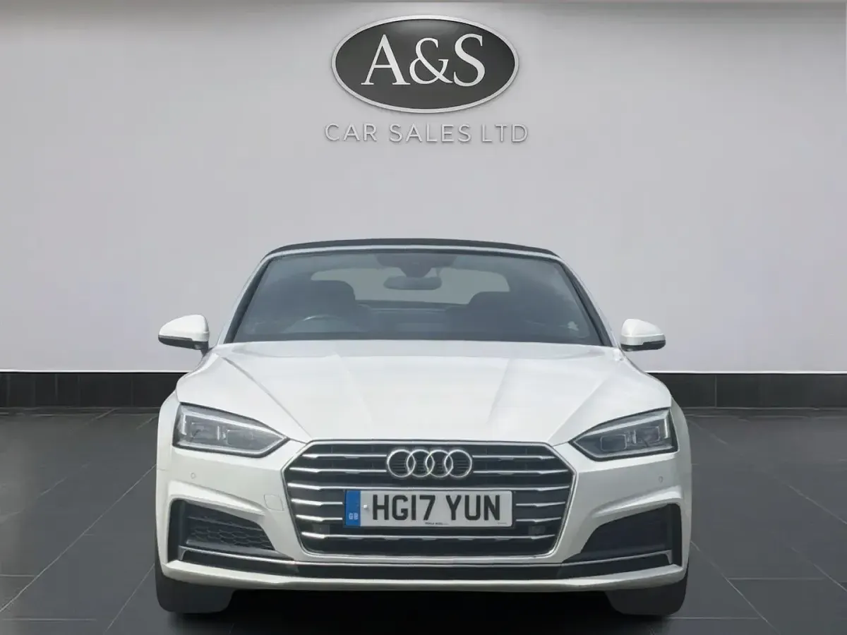 Used Audi A5 Cabriolet S-Line 2017 White Cabriolet