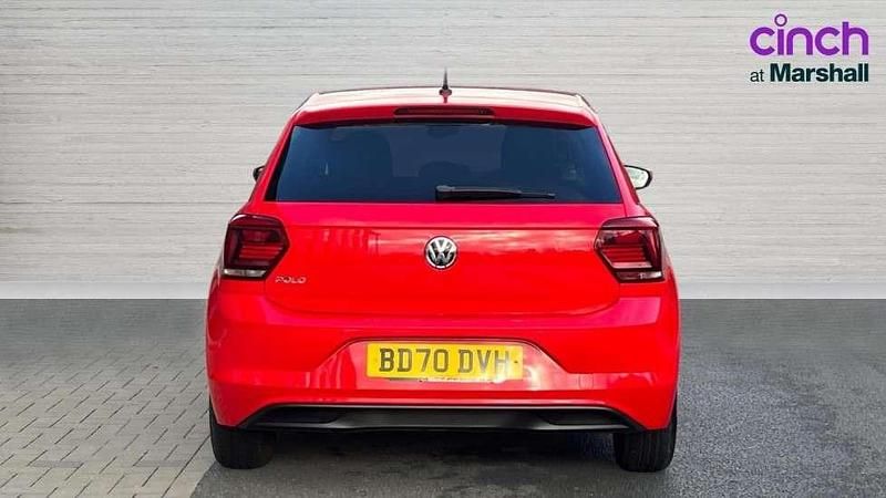 Used VW Polo Match 80 HP (58 kW) 2020 Red Hatchback