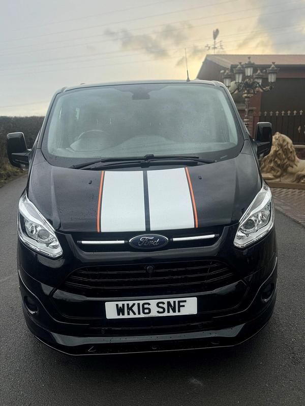 Used Ford Transit Custom Limited 125 HP (91 kW) 2016 Black Van