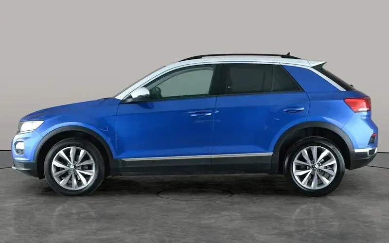 Used VW T-Roc Design 110 HP (80 kW) 2021 Blue SUV
