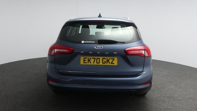 Begagnad Ford Focus Titanium 120 HK (88 kW) 2020 Blå Kombi