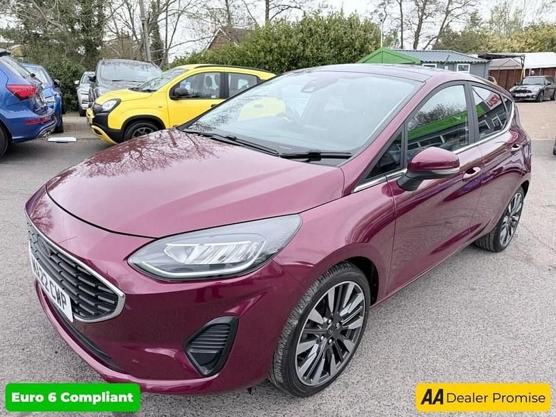 Used Ford Fiesta Titanium 2022 Red Hatchback