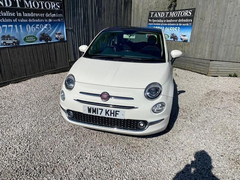 Używany Fiat 500 Lounge 69 KM (50 kW) 2017 Biały Hatchback