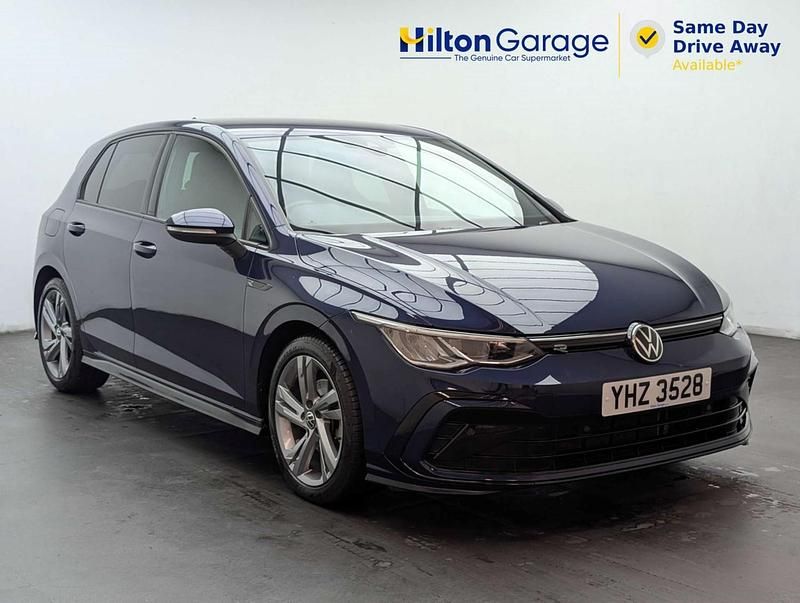 Used VW Golf VII R-line 150 HP (110 kW) 2021 Blue Hatchback