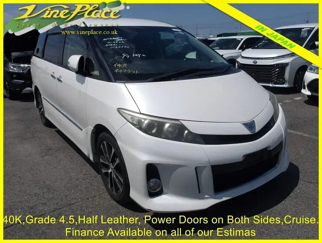 Used Toyota Estima Edition 170 HP (125 kW) 2013 White MPV