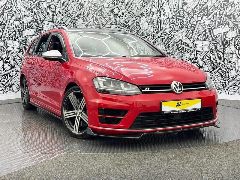 Used VW Golf VII R 2017 Red Estate