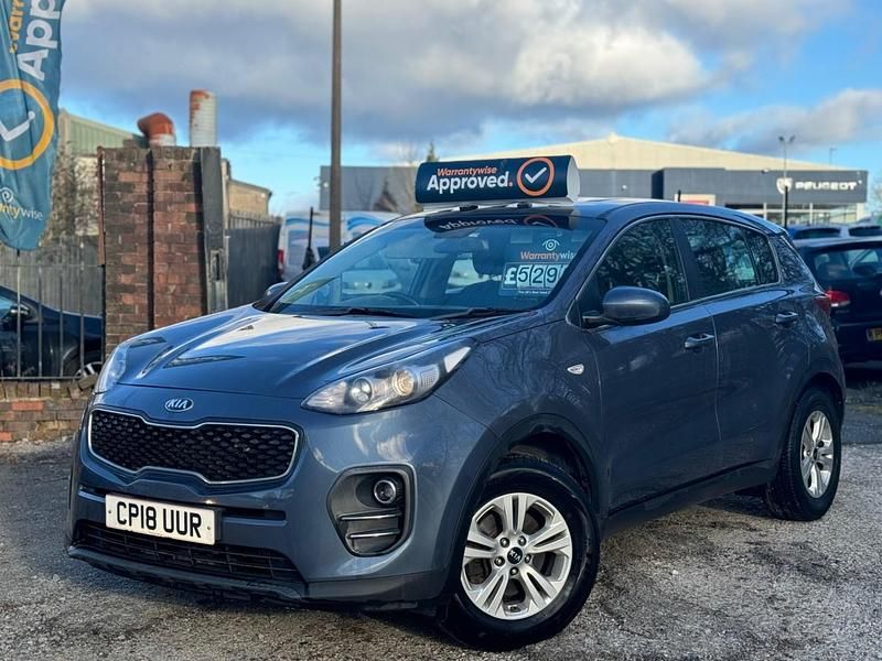 Used Kia Sportage 114 HP (83 kW) 2018 Blue SUV