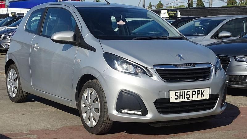 Silver Used 2015 Peugeot 108 Active Hatchback | £2,795 (Fair price) - Image 1/4