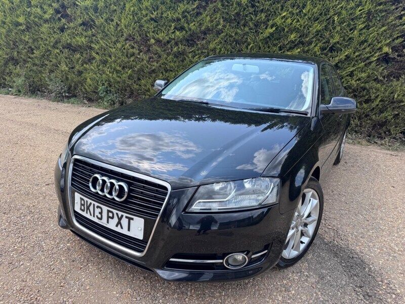 Black Used 2013 Audi A3 Sportback Sport Hatchback | £3,975 (Good price) - Image 1/4