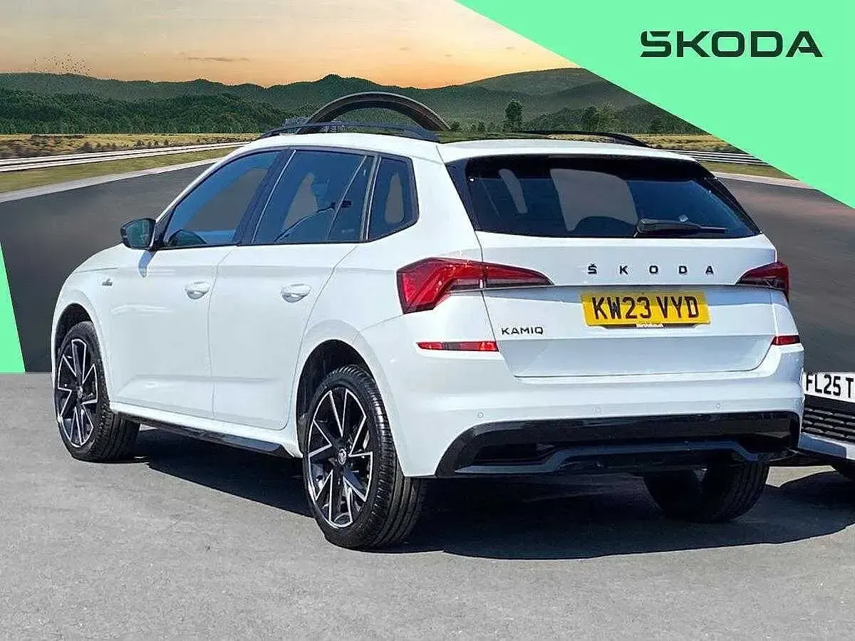 Used Skoda 110 R Monte Carlo 81 HP (59 kW) 2023 Moon white metallic Estate