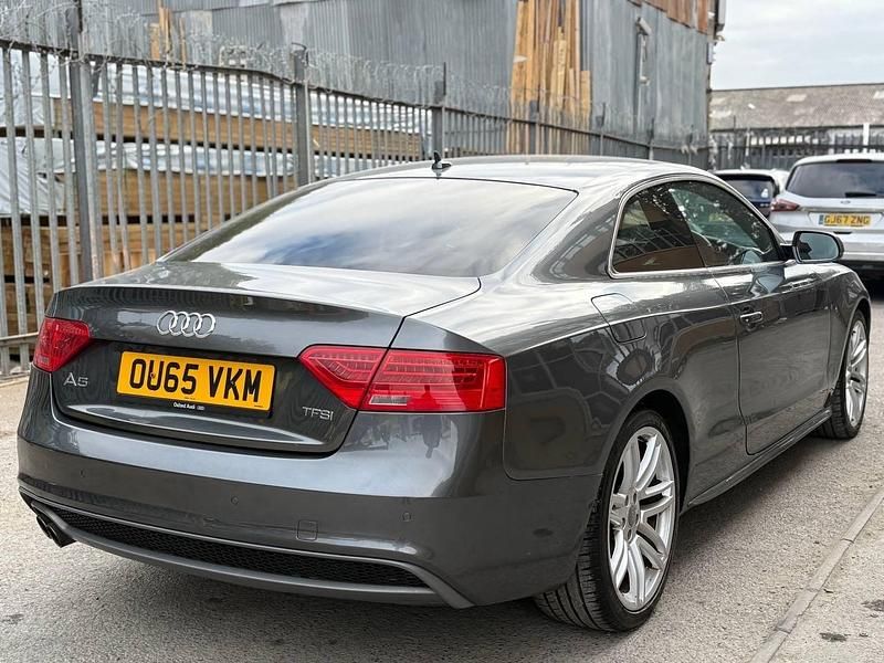 Used Audi A5 S-Line 177 HP (130 kW) 2015 Grey Coupe