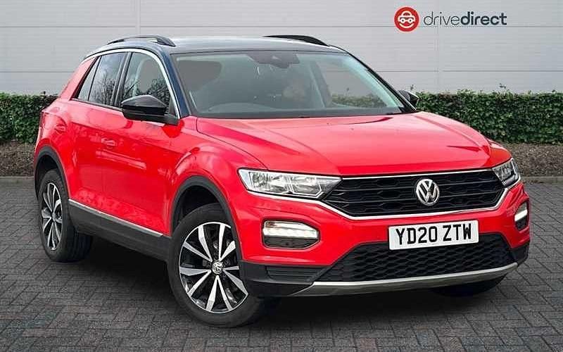 Used VW T-Roc Design 150 HP (110 kW) 2020 Red SUV