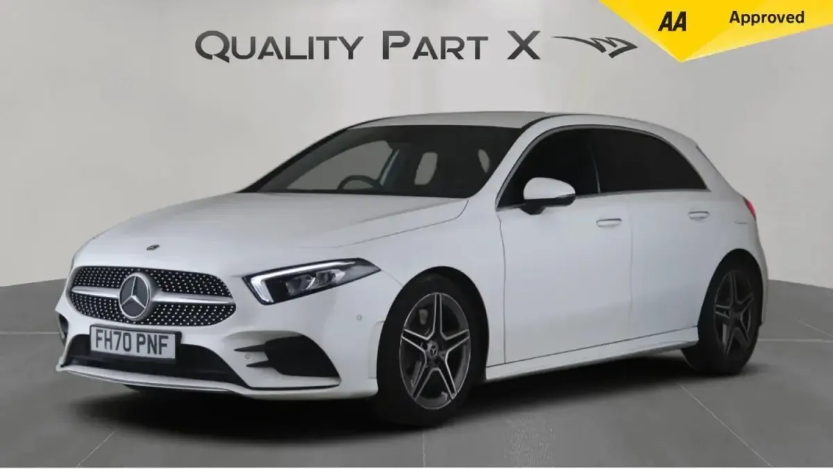 Usado Mercedes A250 AMG Line Premium 224 HP (164 kW) 2021 Branco Citadino