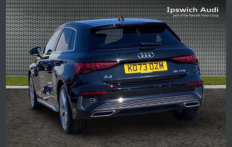 Used Audi A3 S-Line 147 HP (108 kW) 2024 Black Hatchback