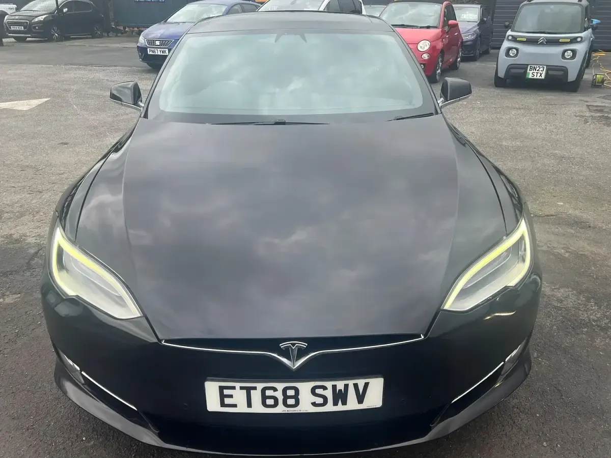 Used Tesla Model S 450 kW (613 HP) 2018 Black Hatchback