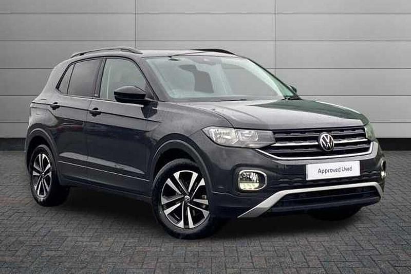 Urano grey Used 2020 VW T-Cross United SUV | £17,395 (A bit pricey) - Image 1/4