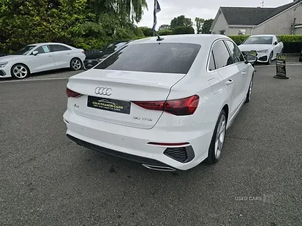 Used Audi A3 S-Line 110 HP (80 kW) 2021 White Sedan