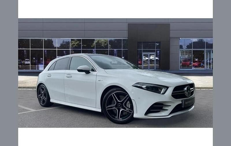 White Used 2019 Mercedes A35 AMG Premium Plus Hatchback | £24,360 (Fair price) - Image 1/4