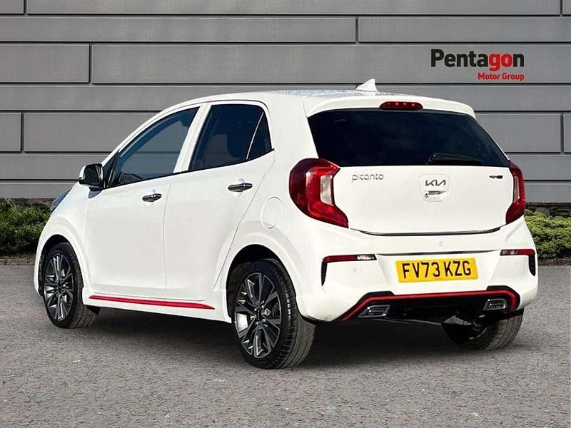 Used Kia Picanto GT-Line S 99 HP (72 kW) 2023 White Hatchback