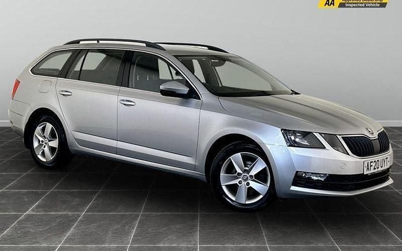 Silver Used 2020 Skoda Octavia SE Technology Estate | £7,595 (Good price) - Image 1/2