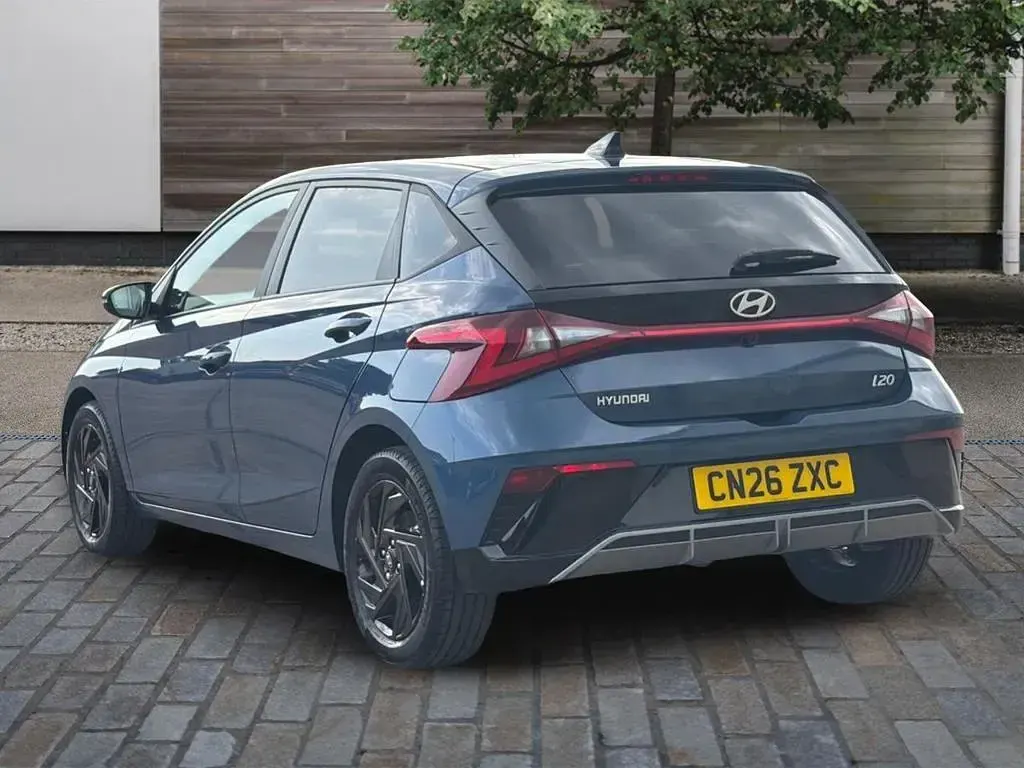 New Hyundai i20 Blackline 90 HP (66 kW) 2026 Blue Hatchback