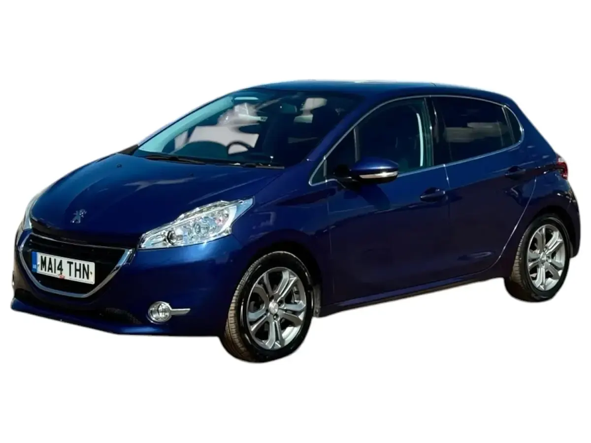 Used Peugeot 208 Allure 82 HP (60 kW) 2014 Blue Hatchback