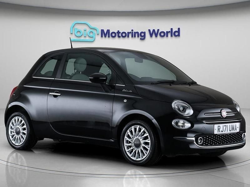 Black Used 2022 Fiat 500 Dolcevita Hatchback | £9,700 (Fair price) - Image 1/4