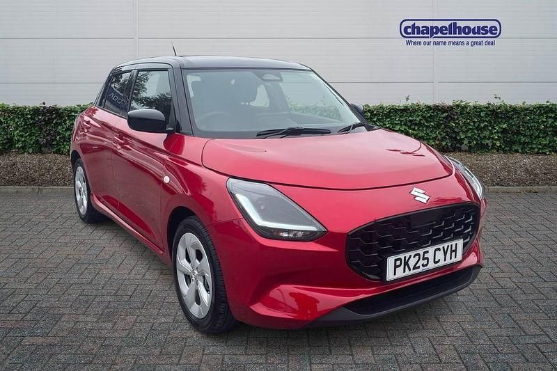 Red and black Used 2025 Suzuki Swift Hatchback | £17,495 (Expensive) - Image 1/4