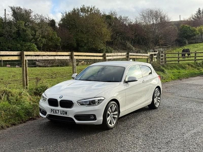 White Used 2017 BMW 118 Sport Line Hatchback | £9,995 (Good price) - Image 1/4