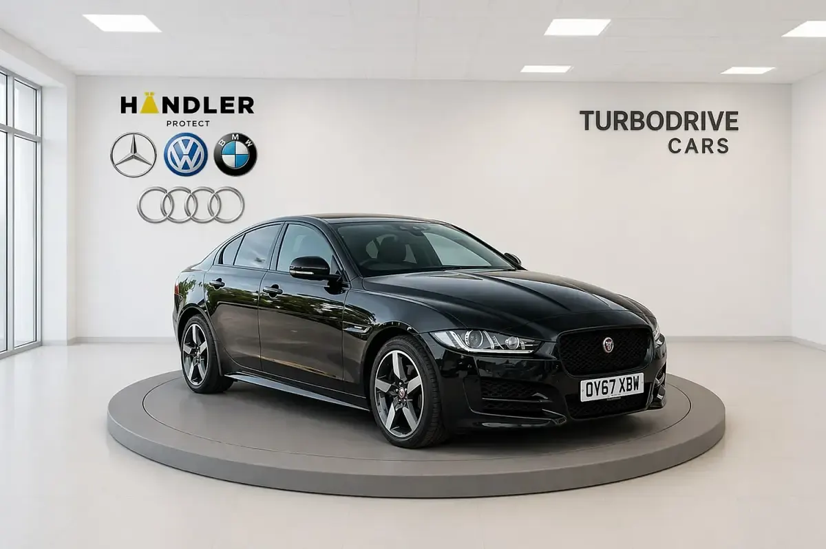 Used Jaguar XE R-Sport 249 HP (183 kW) 2017 Black Sedan