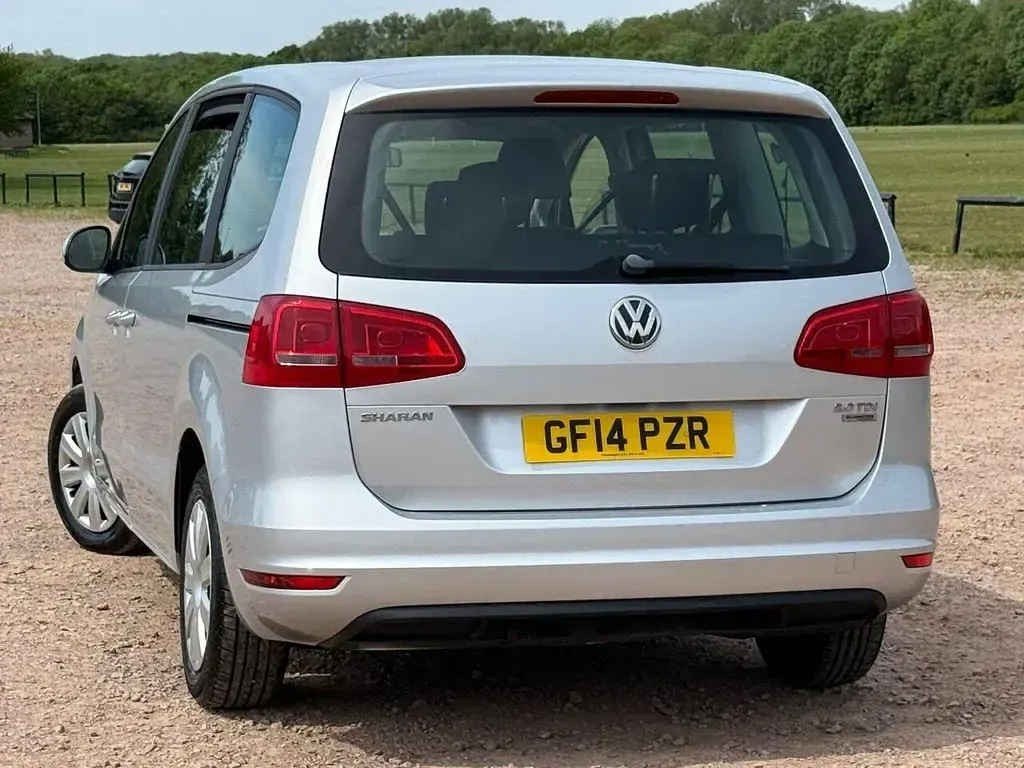 Used VW Sharan S 140 HP (102 kW) 2014 Silver MPV