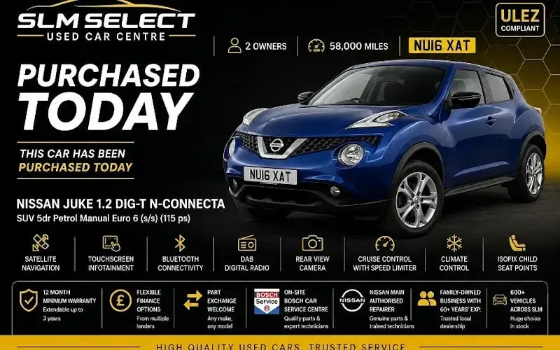 Usado Nissan Juke N-Connecta 116 HP (85 kW) 2017 SUV