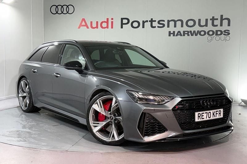 Grey Used 2020 Audi RS6 Advanced Estate | £76,490 (Fair price) - Image 1/4
