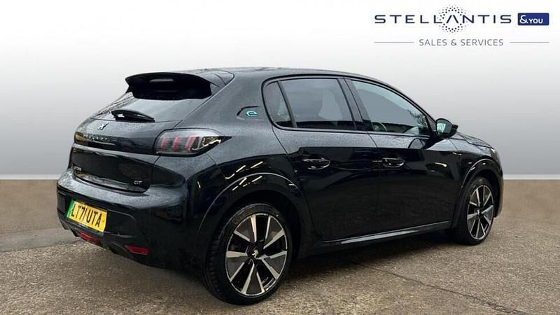 Used Peugeot e-208 Premium 98 kW (134 HP) 2021 Black Hatchback