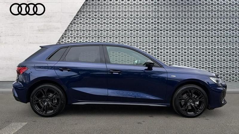 Used Audi A3 e-tron Black Edition 204 HP (150 kW) 2025 Blue Hatchback