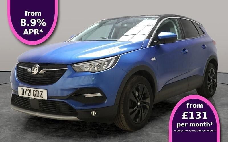 Blue Used 2021 Vauxhall Grandland X SRi SUV | £10,251 (Good price) - Image 1/3