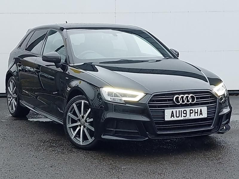 Used Audi A3 Black Edition 116 HP (85 kW) 2019 Black Sedan