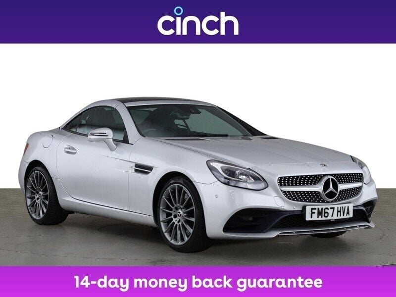 Silver Used 2018 Mercedes SLC180 AMG line Cabriolet | £15,949 (Fair price) - Image 1/3