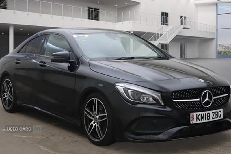 Black Used 2018 Mercedes CLA220 AMG line Sedan | £14,995 (Fair price) - Image 1/1