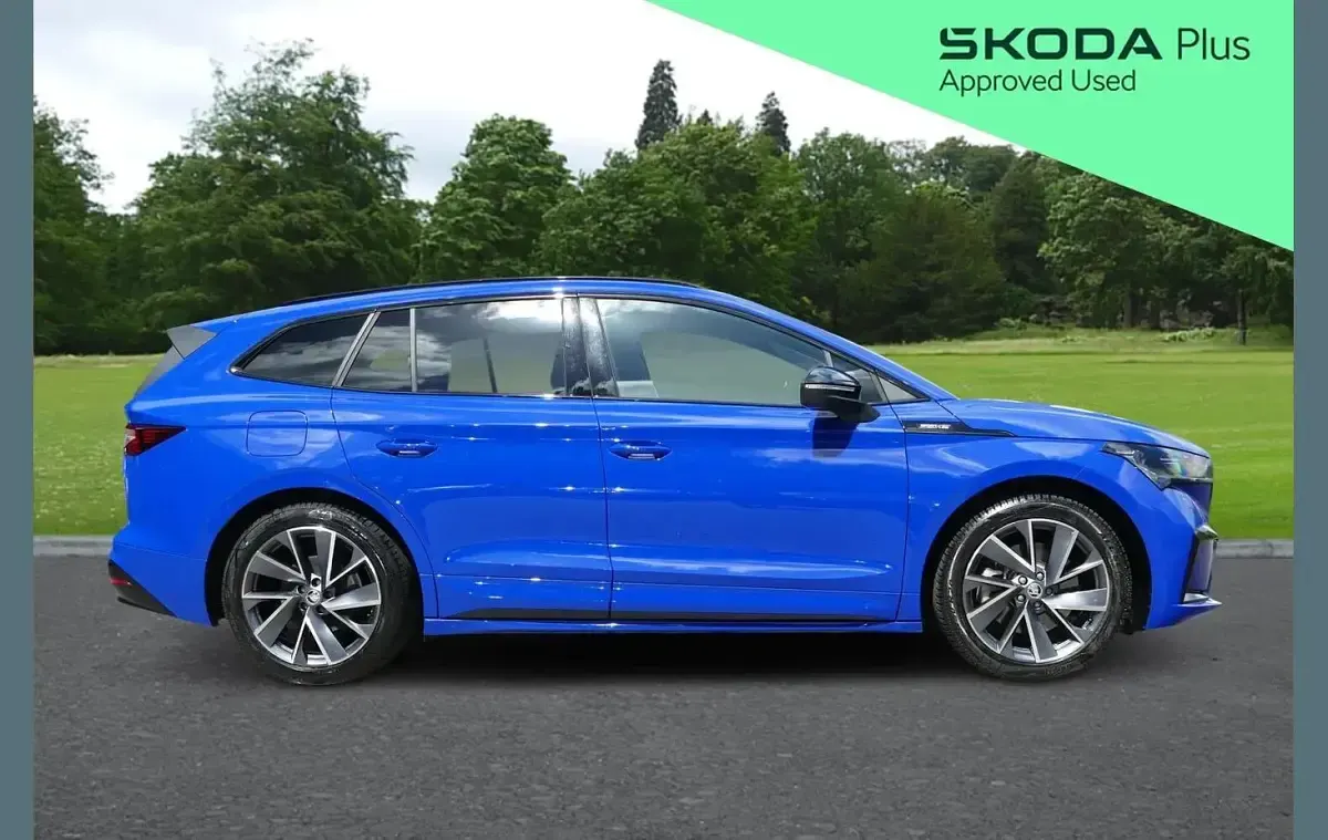 Used Skoda Enyaq iV SportLine 194 kW (265 HP) 2024 Blue SUV