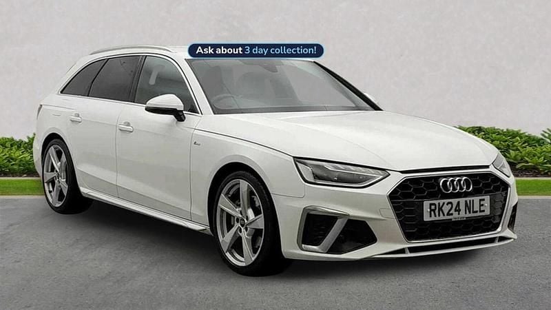 Used Audi A4 S-Line 200 HP (147 kW) 2024 White Estate