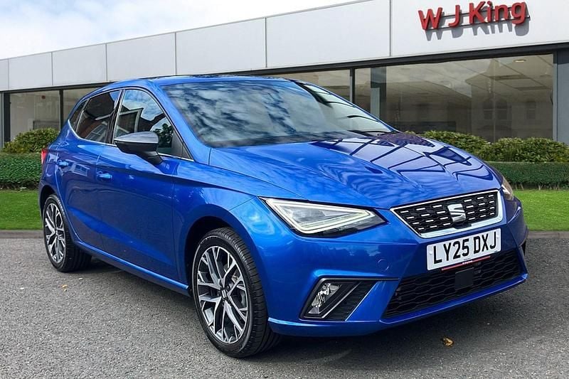 Blue Used 2025 Seat Ibiza XCELLENCE Hatchback | £18,595 (Fair price) - Image 1/3